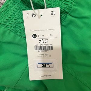 Bershka Green Dress Never worn